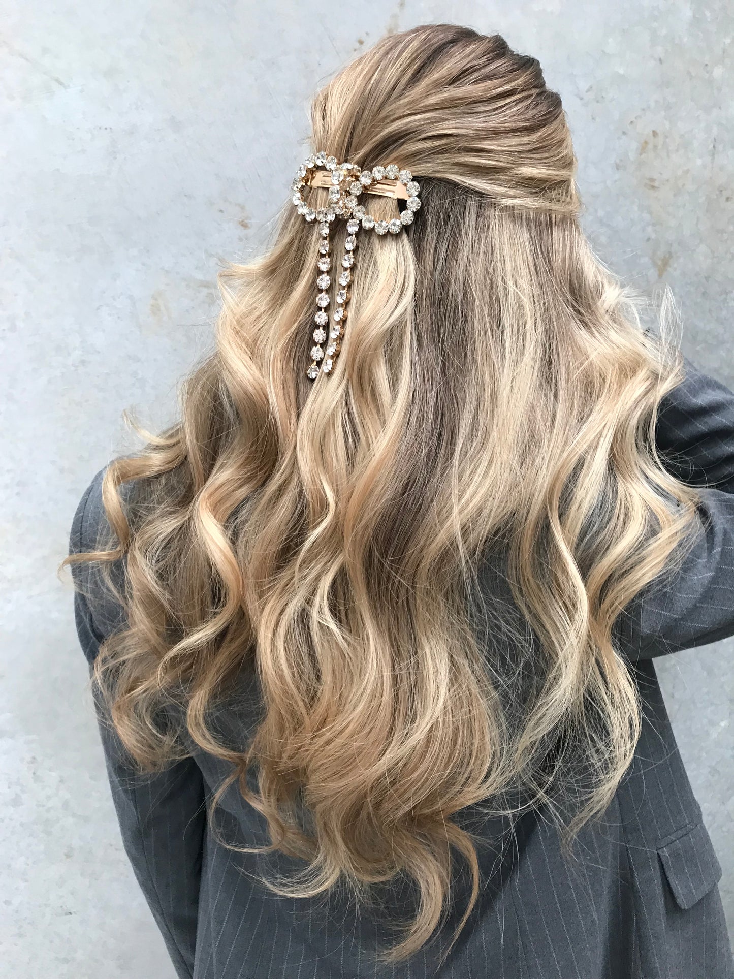 Cendrè Embellished Bow